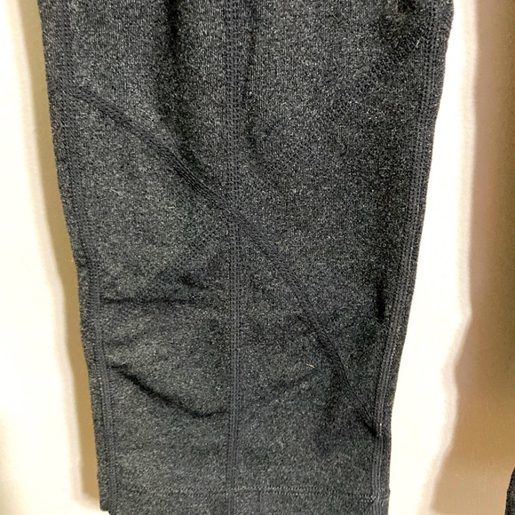 PRANA Breathe Heathered Gray Large Activewear Crop Capri Mid Rise Leggings Large - Picture 8 of 16